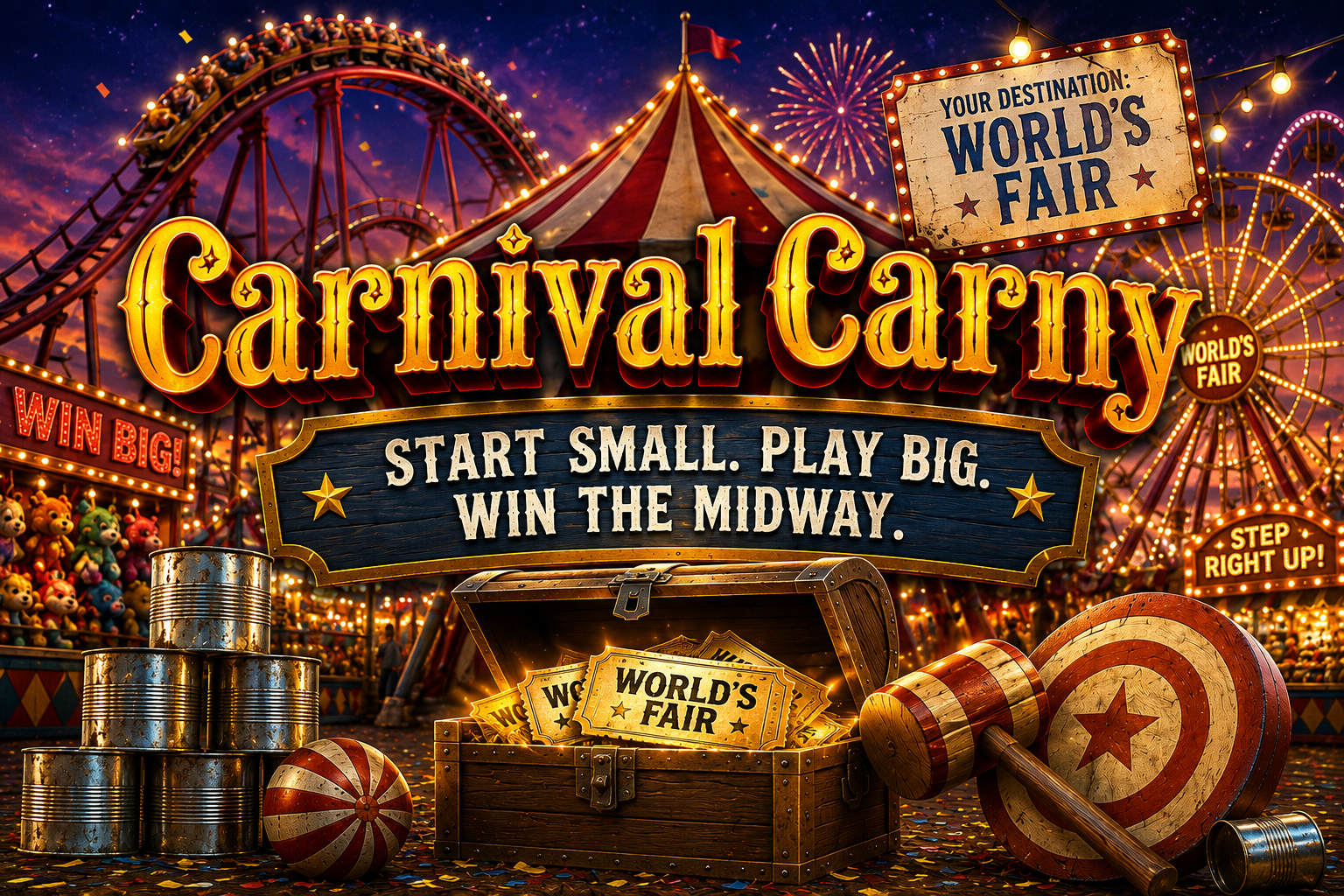 Carnival Carny — start small, play big, win the midway